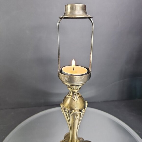Retired "Partylite" Hydrangea Tealight Candle Lamp Gorgeous! - Picture 5 of 13